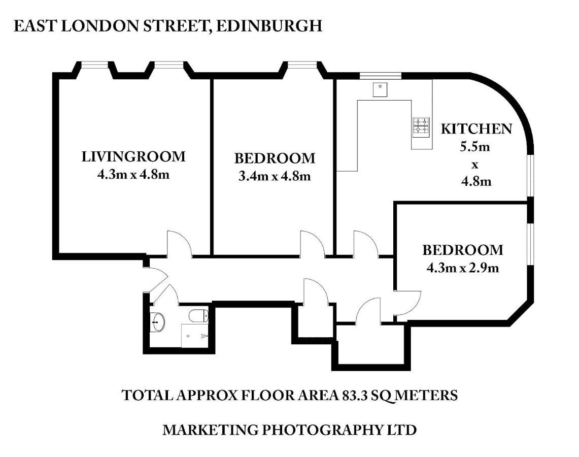 The East London Street Residence เอดินบะระ ภายนอก รูปภาพ